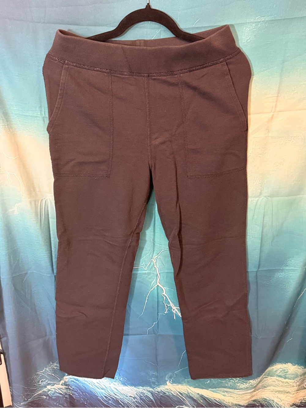 rag & bone Black Slim Track Joggers